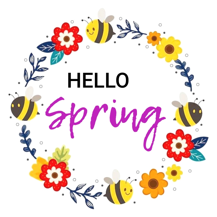 Hello Spring Pos Instagram template