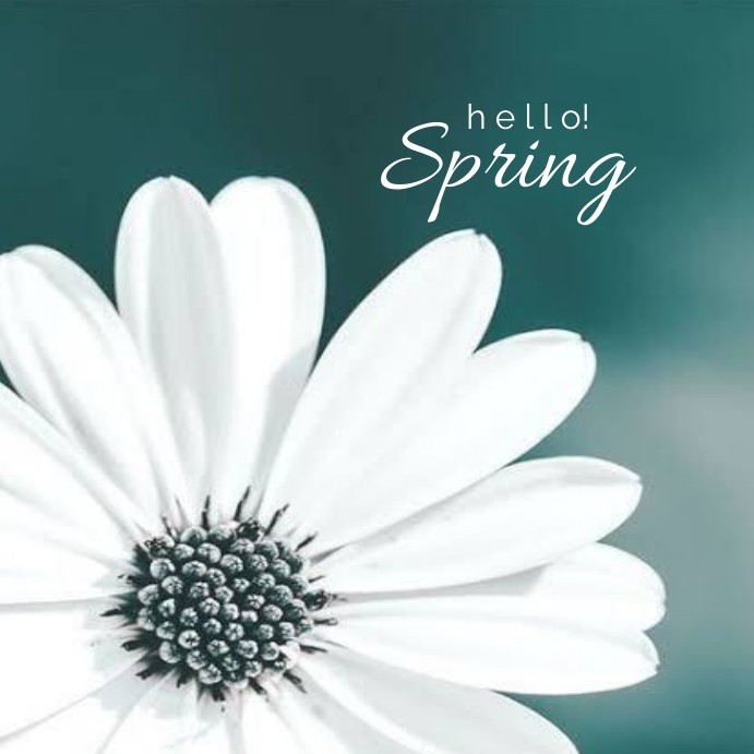 hello spring Template | PosterMyWall
