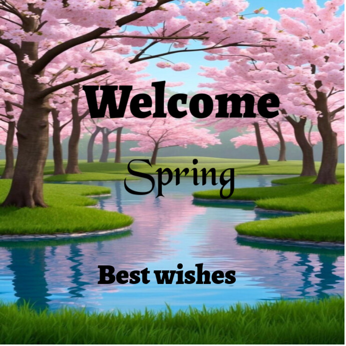 Copy of Hello spring | PosterMyWall