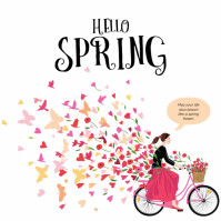 HELLO SPRING Template | PosterMyWall