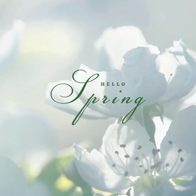 Hello spring Template | PosterMyWall