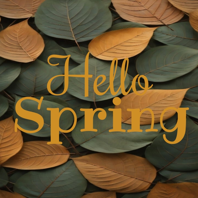 Hello spring Template | PosterMyWall