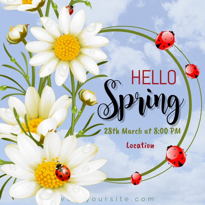 Copy of Hello Spring | PosterMyWall