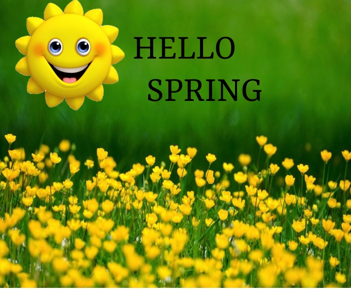 Hello spring Template | PosterMyWall