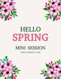 Hello Spring Poster Template | PosterMyWall