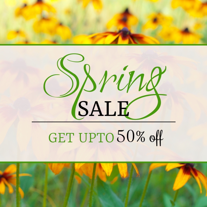 Hello spring flyer template | PosterMyWall