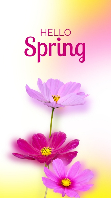 Hello Spring Instagram Post Template | PosterMyWall