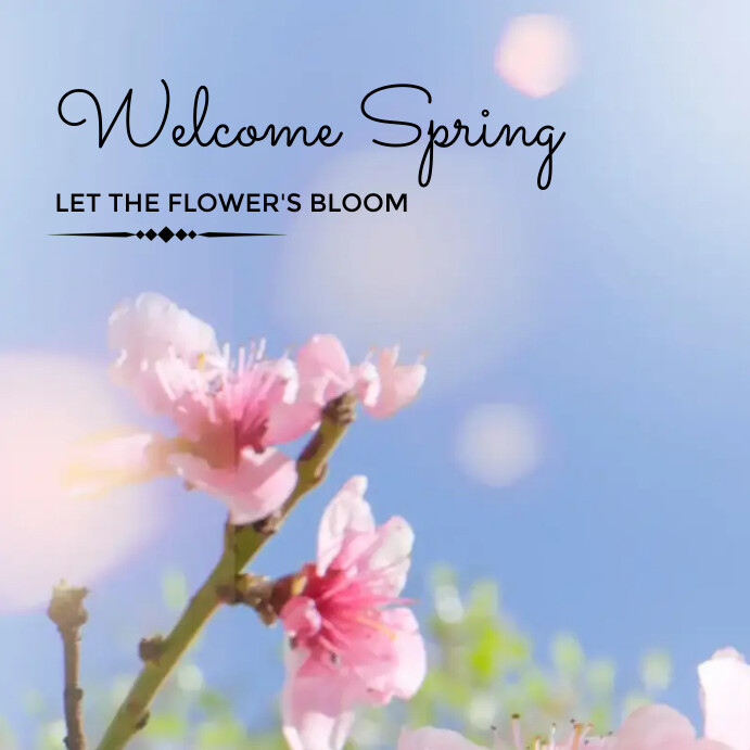 Plantilla de Hello Spring Instagram Post | PosterMyWall