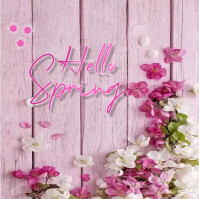 Hello spring Instagram post template design 2 | PosterMyWall