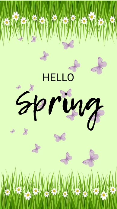 Hello Spring Wallpaper