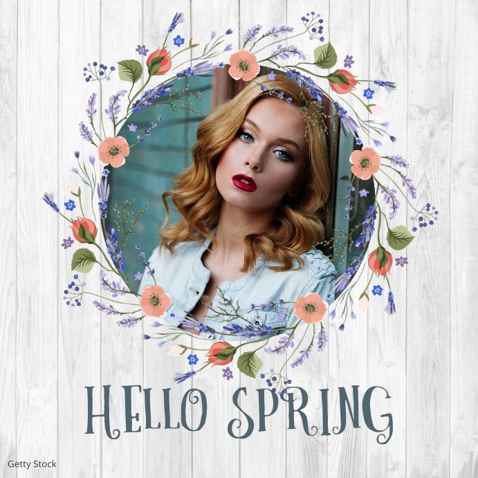 Copy of Hello Spring Photo Instagram Post | PosterMyWall