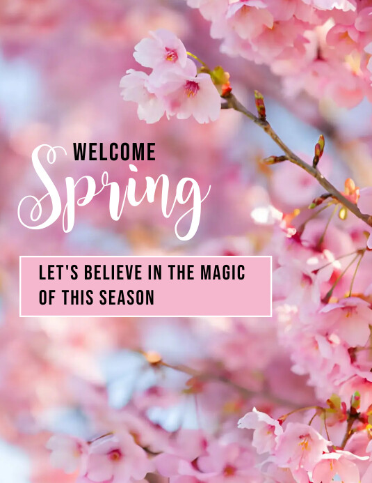 Copy of Hello spring poster | PosterMyWall