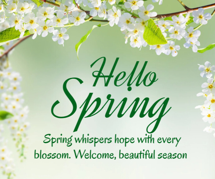 Hello spring template 2025 中矩形广告