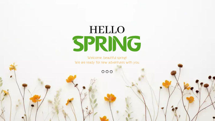 Spring Welcome Twitter Post Template | PosterMyWall