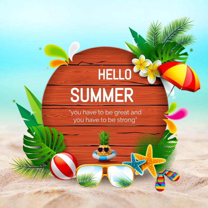 Hello Summer Target Copy of Hello Summer | PosterMyWall