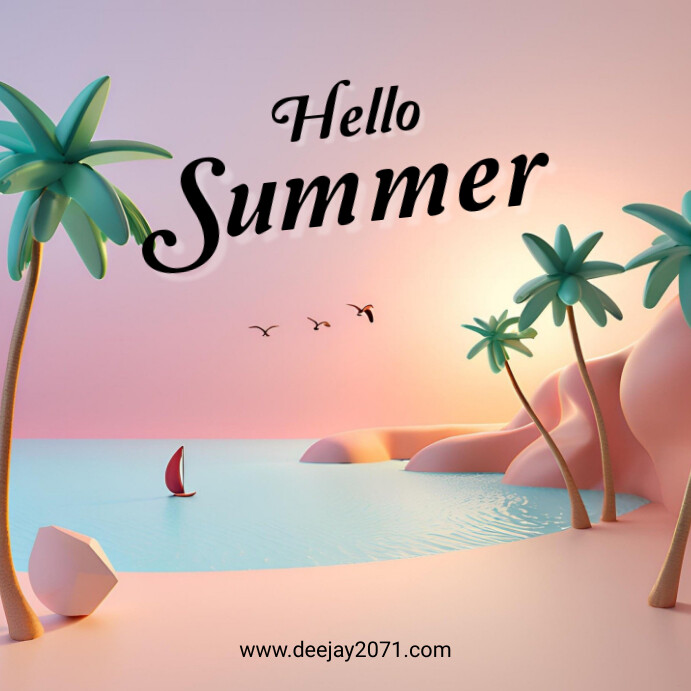 Copy of Hello summer | PosterMyWall