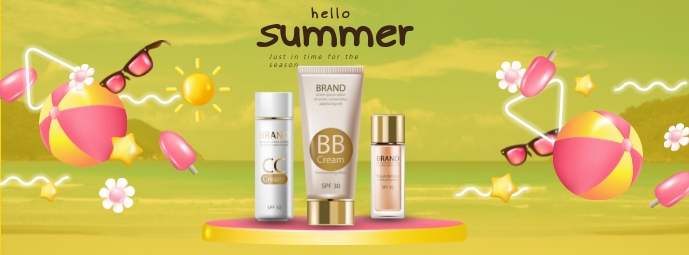 Hello Summer Facebook Cover Photo template