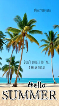 Hello Summer Instagram Story template