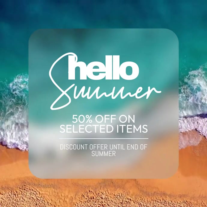 Hello Summer Iphosti le-Instagram template