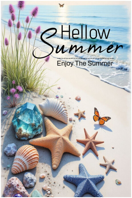 Hello summer Iphosta template