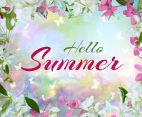 Hello Summer Medium Reghoek template