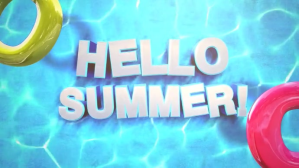 Hello summer Foto Sampul Saluran YouTube template
