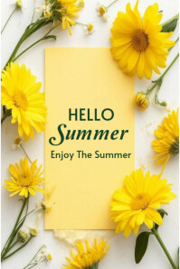 Hello Summer template 2025 Poster