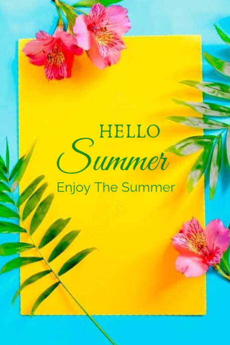 Hello Summer template 2025 Iphosta
