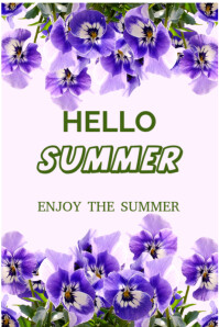 Hello summer template 2025 Poster