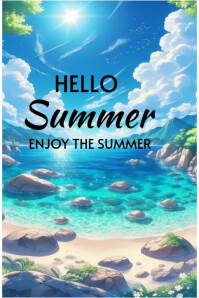 Hello summer template 2025 Póster