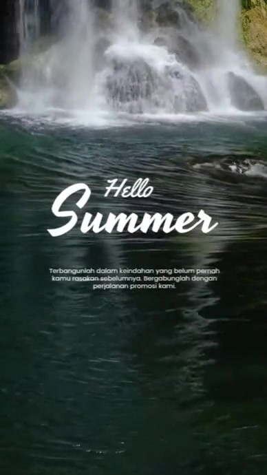 hello summer template TikTok-video