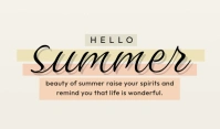 Hello Summer Template 标记