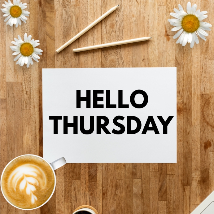 Hello Thursday template Instagram post | PosterMyWall