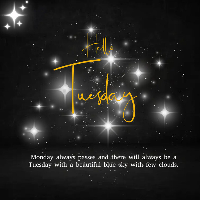 Hello Tuesday Night Plantilla de Hello Tuesday Design Template | PosterMyWall