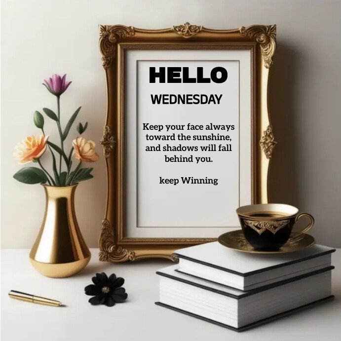 Copy of Hello Wednesday | PosterMyWall