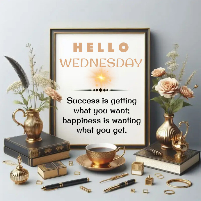 Hello Wednesday Greetings Template | PosterMyWall