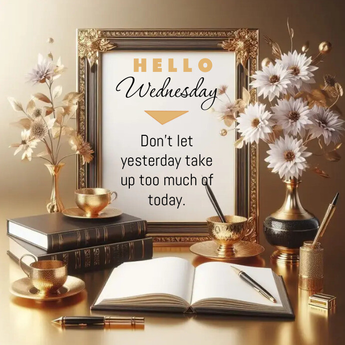 Hello Wednesday Greetings Template | PosterMyWall