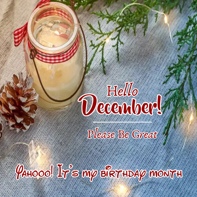 Copy of hello winter,welcome december,hello december | PosterMyWall