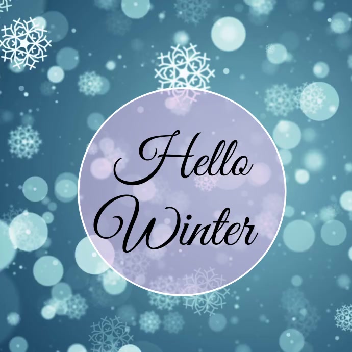 hello winter Template | PosterMyWall