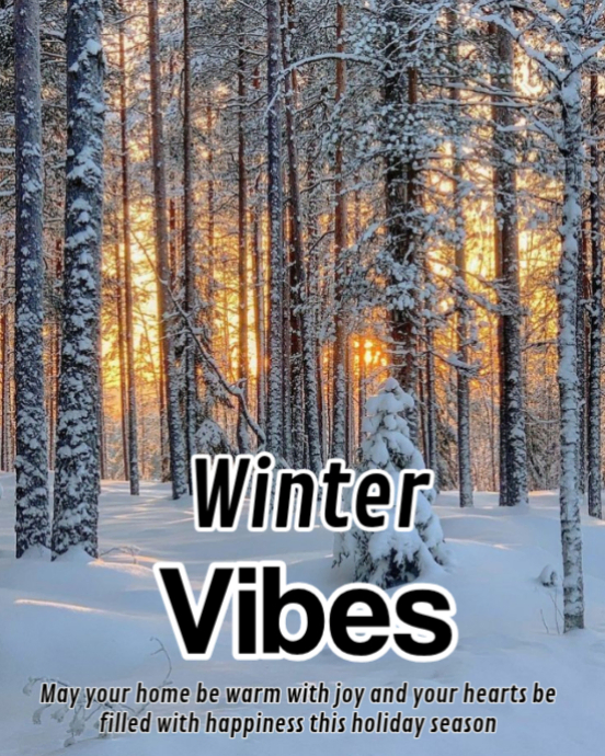 Hello winter poster design template | PosterMyWall