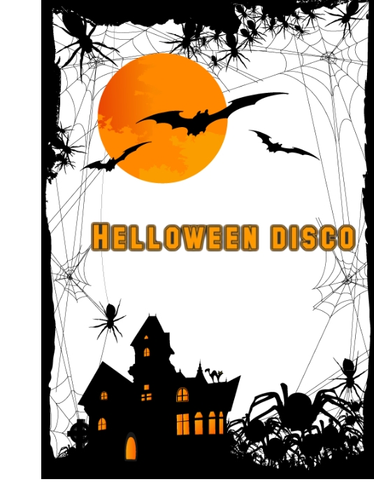 Helloween Flyer (US Letter) template