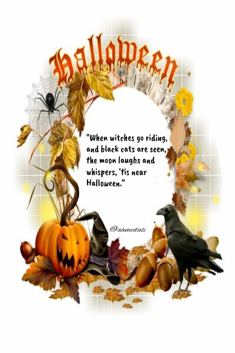 Helloween Poster template