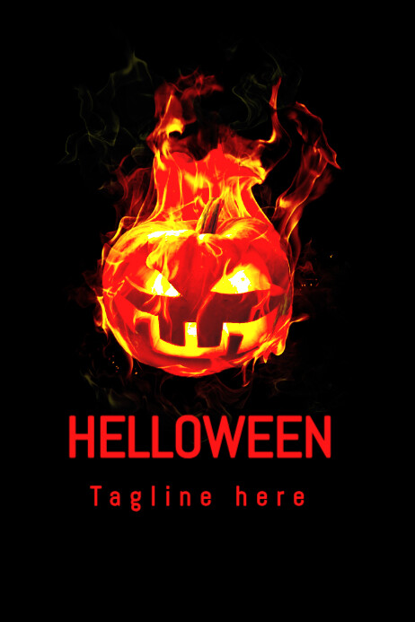 Helloween Poster template