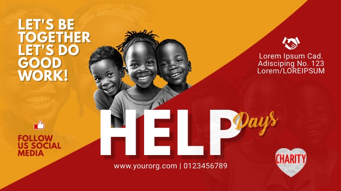 Help Day Idea Help Days Template | PosterMyWall