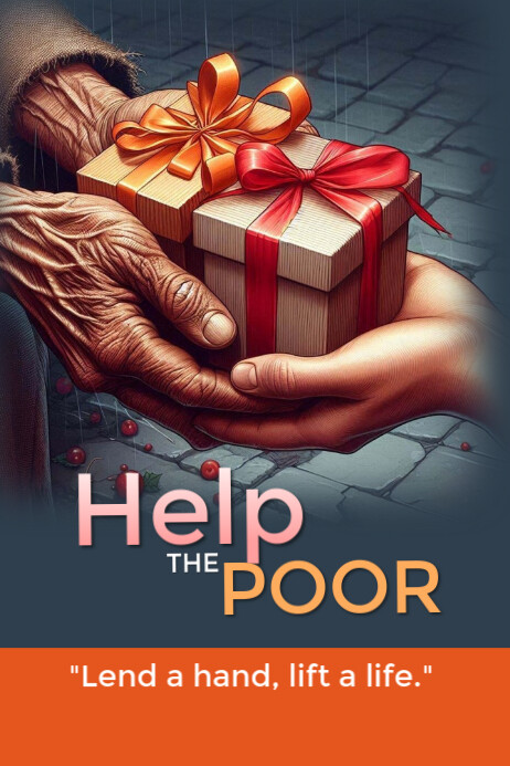 Help Poster template