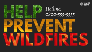 Help prevent wildfires Presentación (16:9) template