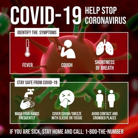 unduh gratis gambar animasi Community Health Fair Square Video Template Postermywall Terkeren