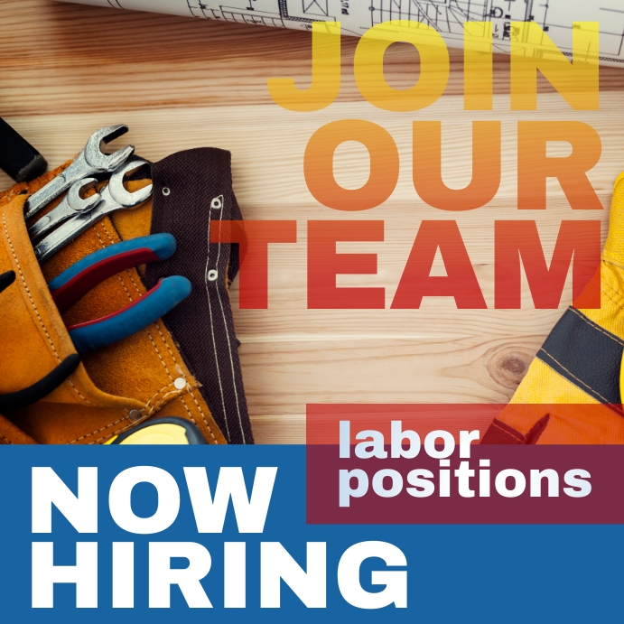 Laborers Wanted Constructon Laborer Help Wanted Flyer