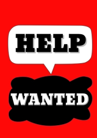 Help Wanted Risograph Help wanted poster Template | PosterMyWall