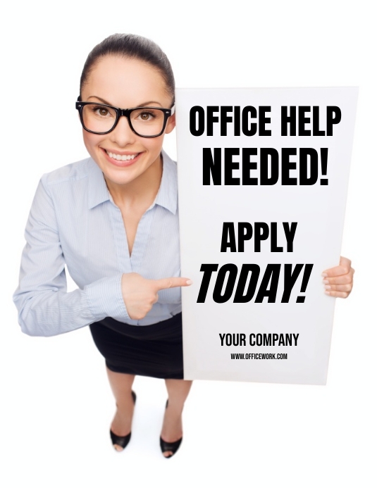 HELP WANTED FLYER Template PosterMyWall